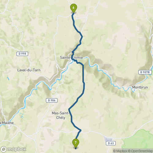 Carte du parcours Champerboux