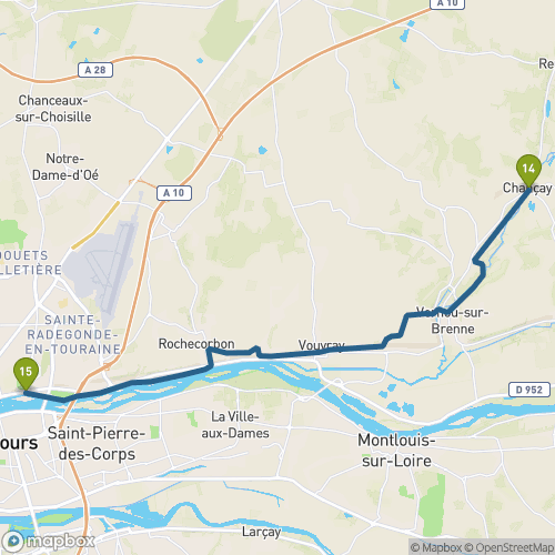 Carte du parcours Chancay
