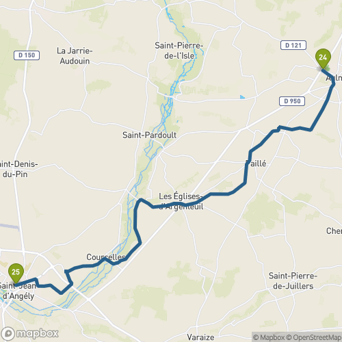 Carte du parcours Aulnay