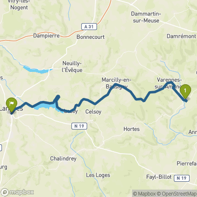 Carte du parcours Chézeaux